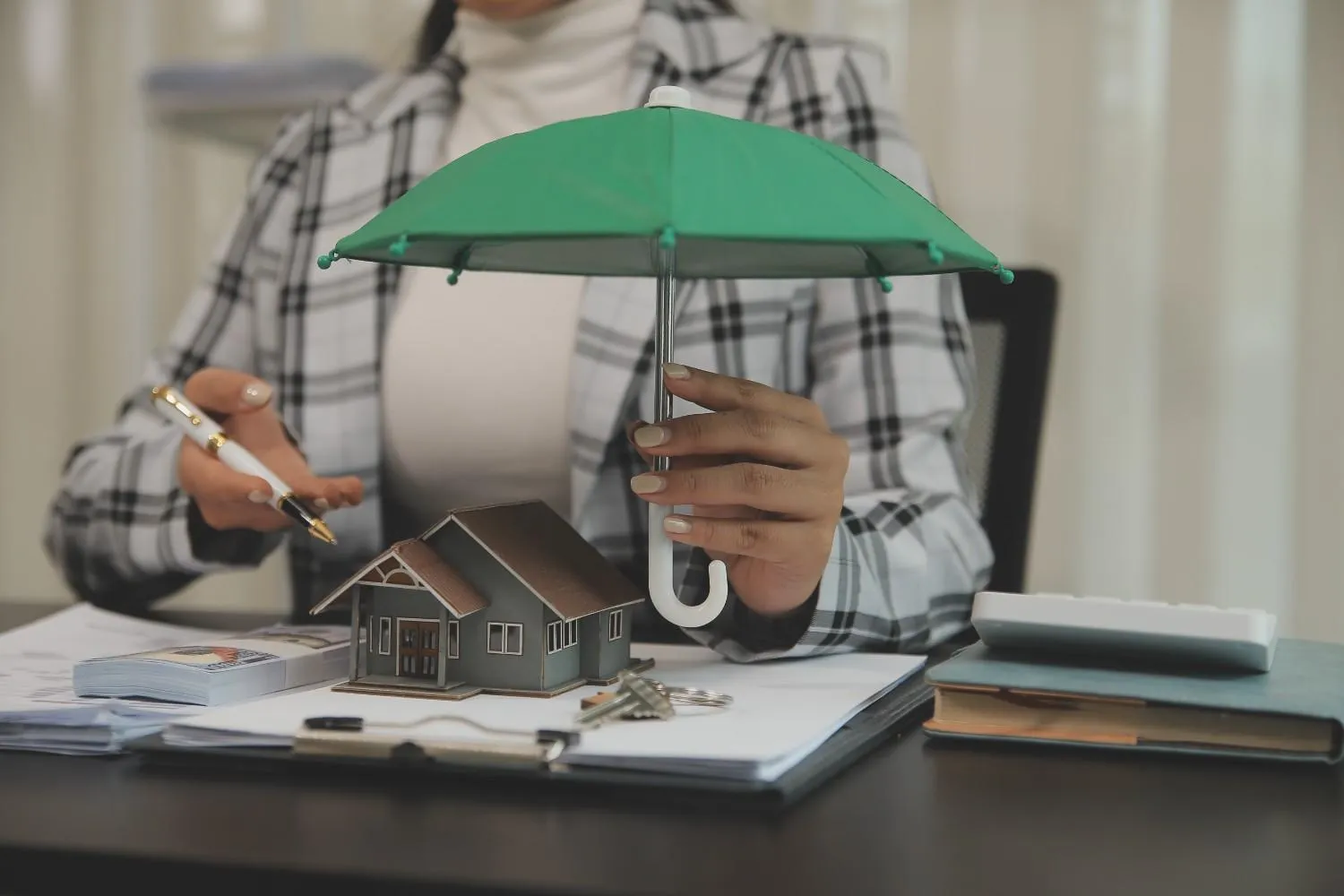 Happy homeowners